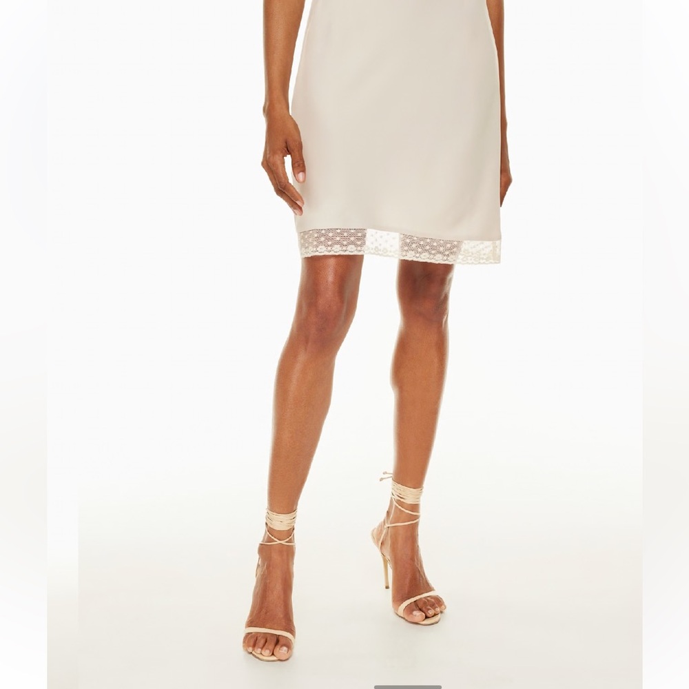 Aritzia Wilfred Lace Trim Half Slip (106213) - medium